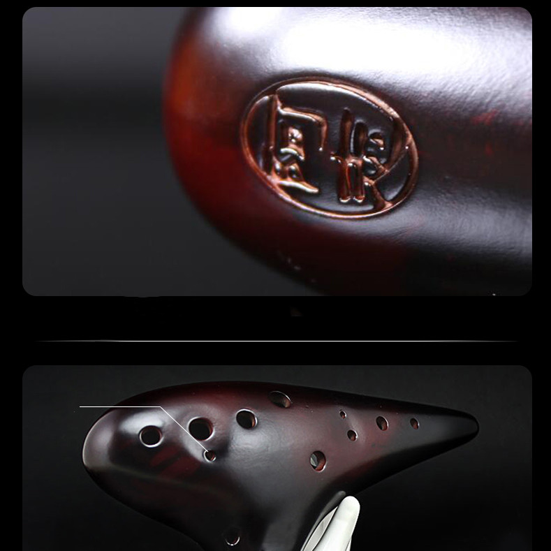 Smoked 12-Hole AC Performance Ocarina