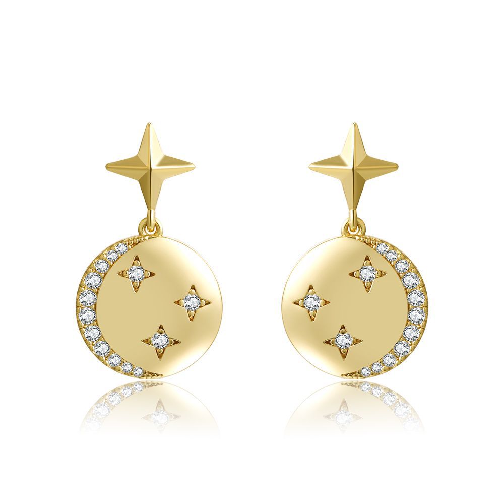 a5afecdd 074f 4d38 867c fc634fc7eddd Round Planet Earrings 18K Gold Color Preserving Jewelry