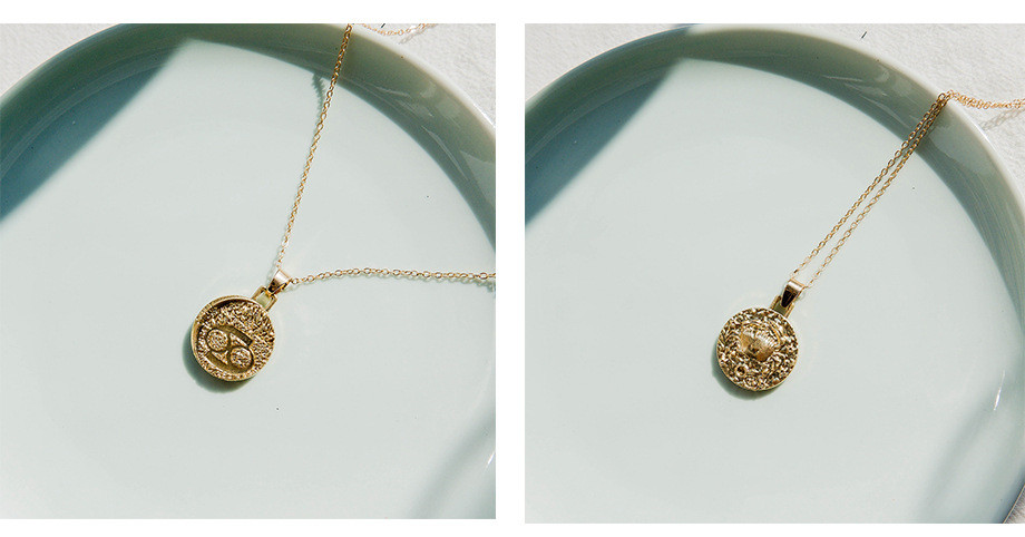 a60eaee8 0abe 489d a74a afe3ab8ee806 Personalized twelve constellation pendant clavicle chain