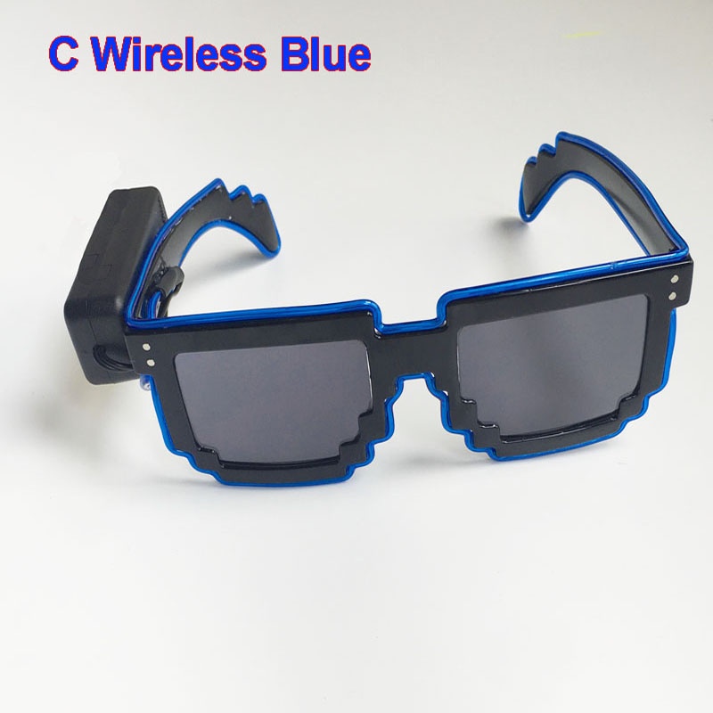Led Wireless Mosaic Luminous Glasses