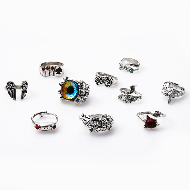Animal Fish Hole Head Grimace Eye Ring Set Of 10 6 a9b39842 9f1b 45f1 9c98 73fcf6ea76bc Animal Fish Hole Head Grimace Eye Ring Set Of 10