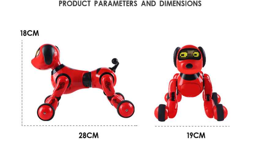 Red Color Electronic dog toy 