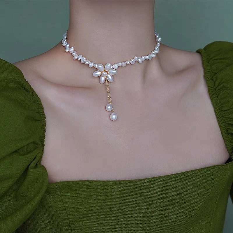 aa4aed23 b931 4915 9df8 e2dcf3c93b81 Natural Freshwater Pearl Copper Plated 14K Gold Necklace