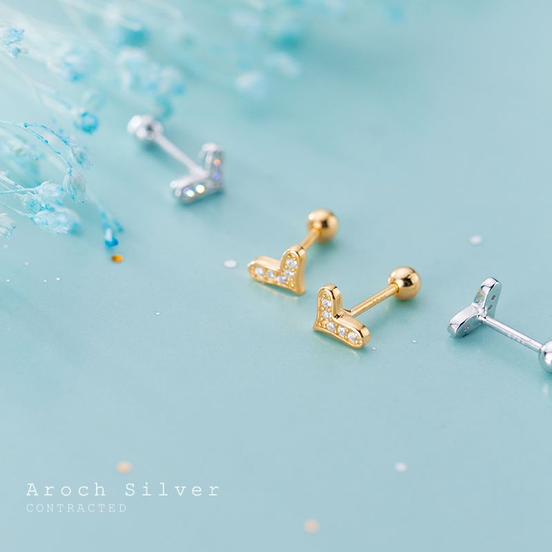 aa9888ec 14b9 4f75 8970 84bfa63499db Tremella Studs Female Small Diamond Love Sweet