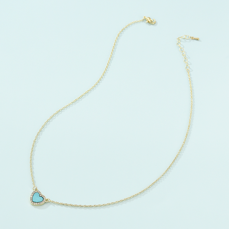 ab191c98 635b 44cf 818e 53f5dee45006 Temperament Wild Love Rhinestone Alloy Necklace