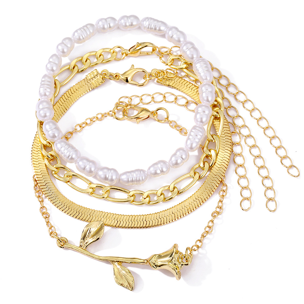 Fashion Pearl Metal Gold Bracelet 2 acf47506 746b 4f0f b2f5 8798230e5e8f Fashion Pearl Metal Gold Bracelet