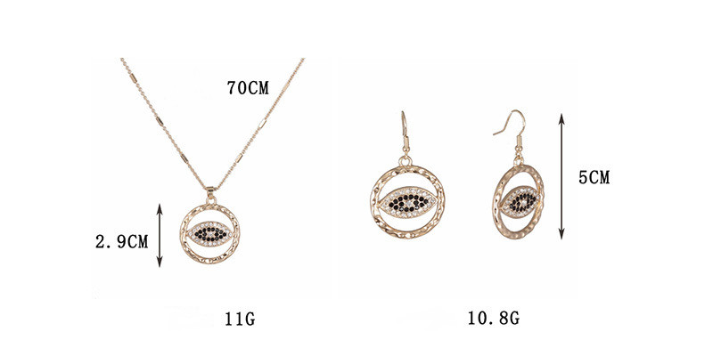 ad7ee025 d6e6 45a9 b695 38fab576b041 Long Eyes Inlaid Gemstone Round Fashion Earrings And Necklace Set