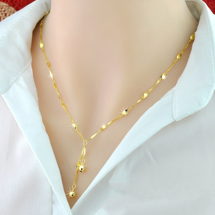 ae1495b3 e1e1 40fc a76b 21b4e18bcb57 925 Sterling Silver 18K Color Gold Necklace