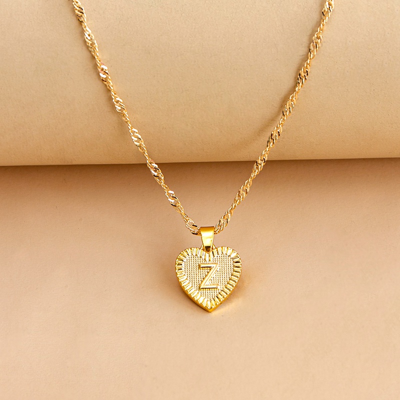 ae9c1890 5c1e 427c b199 75171c51c71c Hexagon Imitation Gold Pendant Necklace Peach Heart