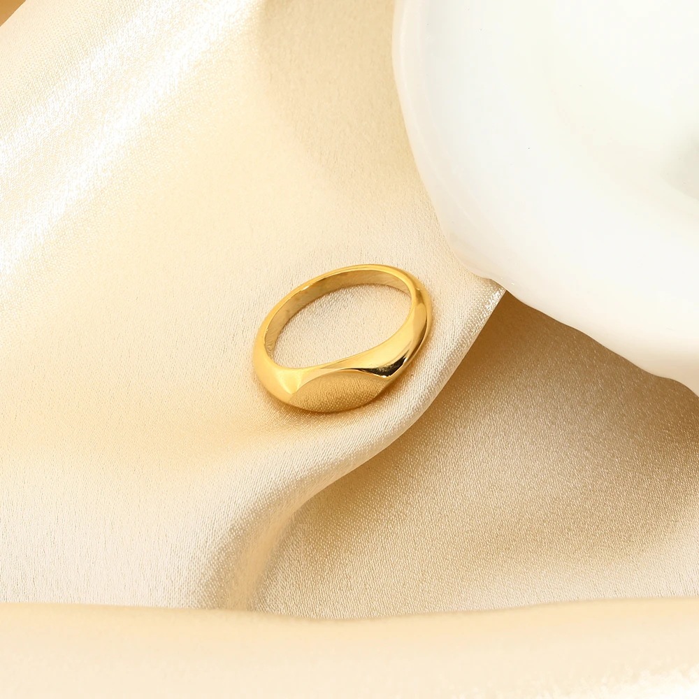 Women's Light Luxury Trendy 18K Stainless Steel Gold-plated Ring 6 b11071ef 7d3d 4939 b6e9 43deeea49bbf Women's Light Luxury Trendy 18K Stainless Steel Gold-plated Ring