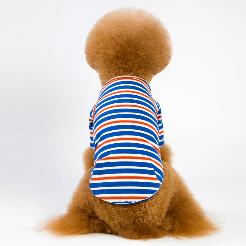 Small and Medium Dog Striped T-shirt