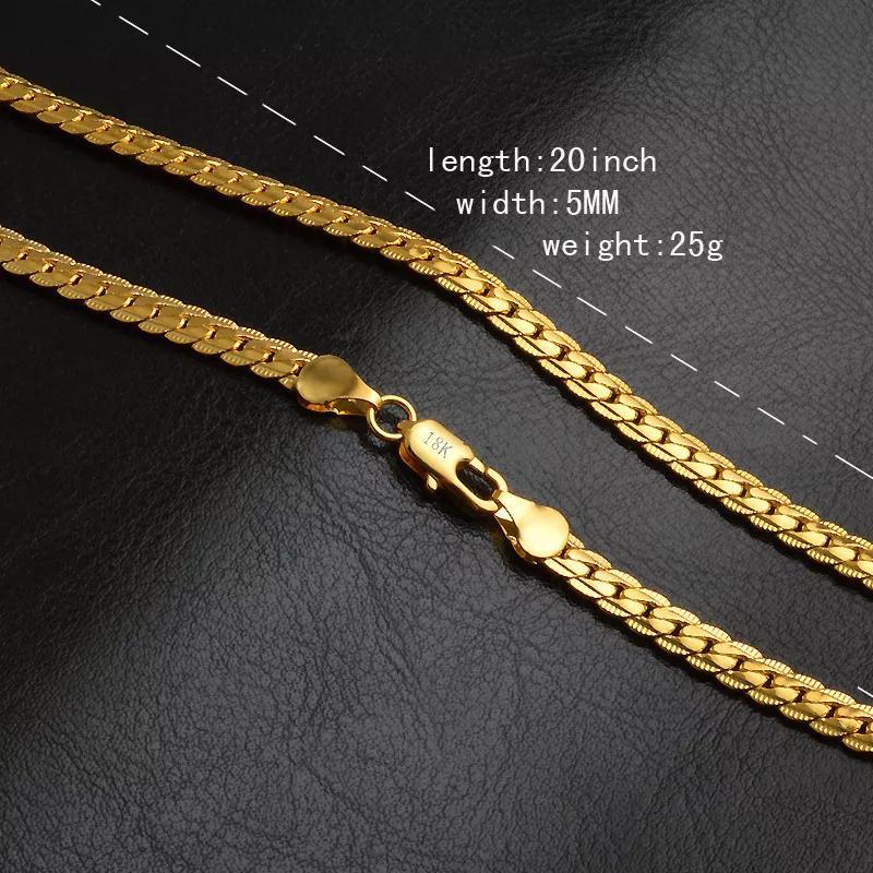 b14cbdec 5f28 4f2d 88dd 9678b8b7b99d Pure Brass 18K Gold Plating 5MM Full Side Necklace Bracelet