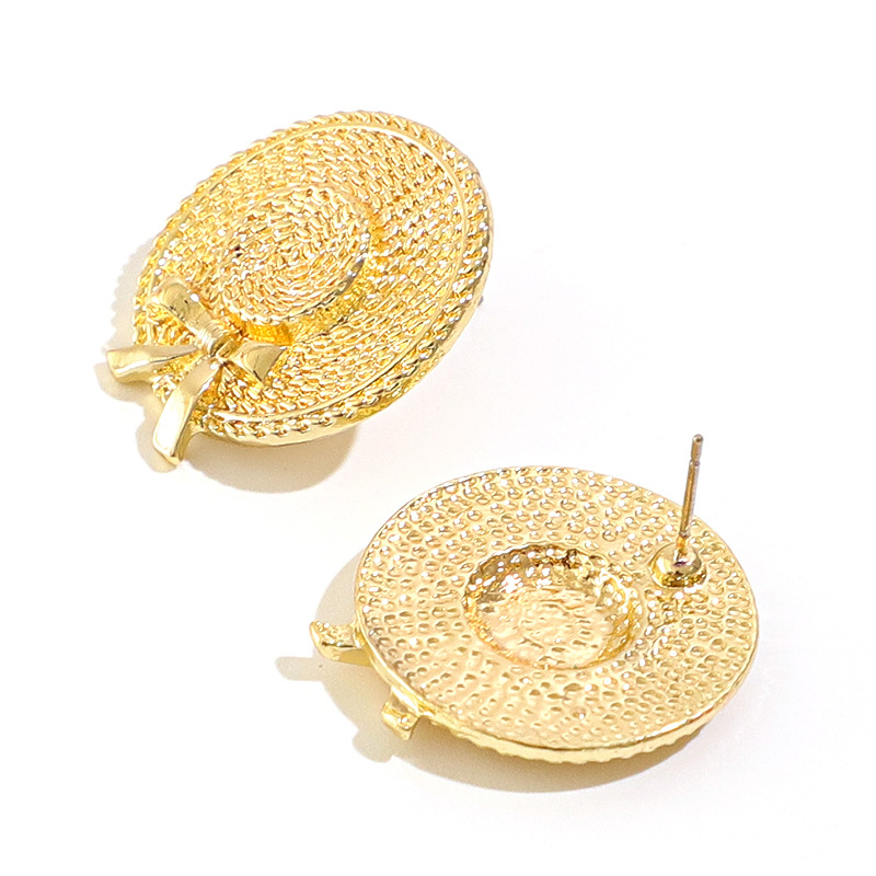 Retro Temperament Personality Straw Hat Earrings 2 b180c207 174a 42cd 8520 5bc31790332a Retro Temperament Personality Straw Hat Earrings