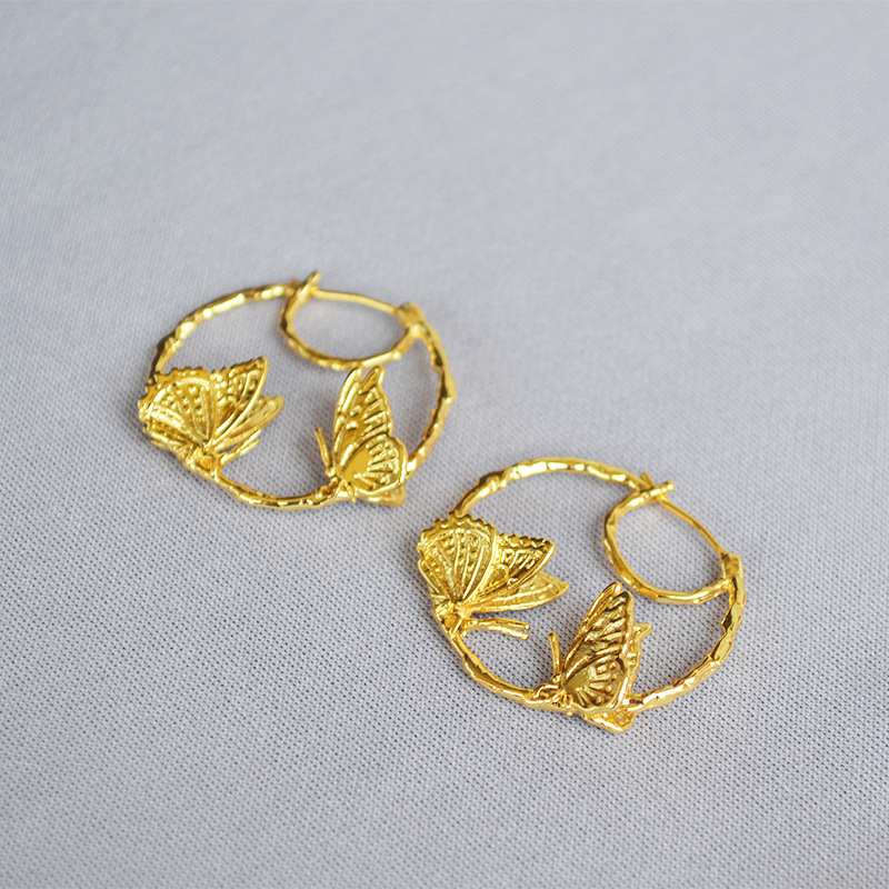 Brass plating real gold earrings 5 b211d00d 63c1 4e69 b203 64a9d9a16aaa Brass plating real gold earrings