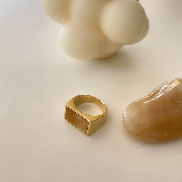 Retro Personality European and American Style Marble Shell Ring 6 b22baefe fb46 4703 a522 846ccced0598 Retro Personality European and American Style Marble Shell Ring