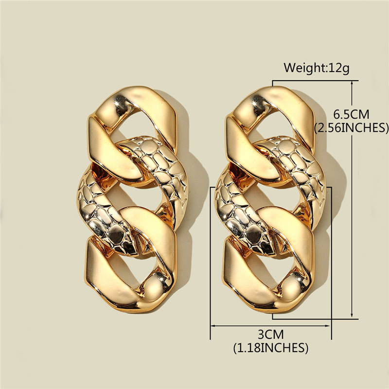 b2bfff63 cb6d 47c5 a686 68c89324a8f7 Gold Korean Fashion Personality Earrings Women