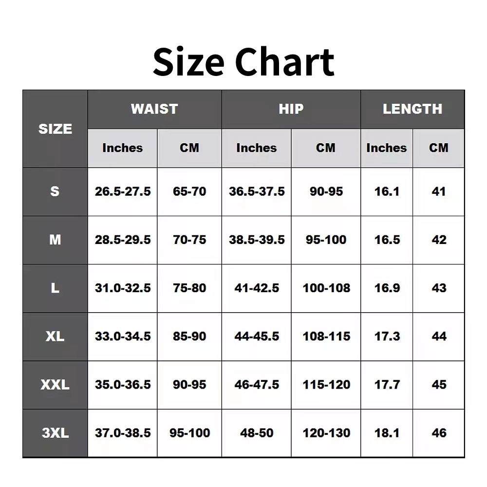 Women Leggings | Waist Trainers chart