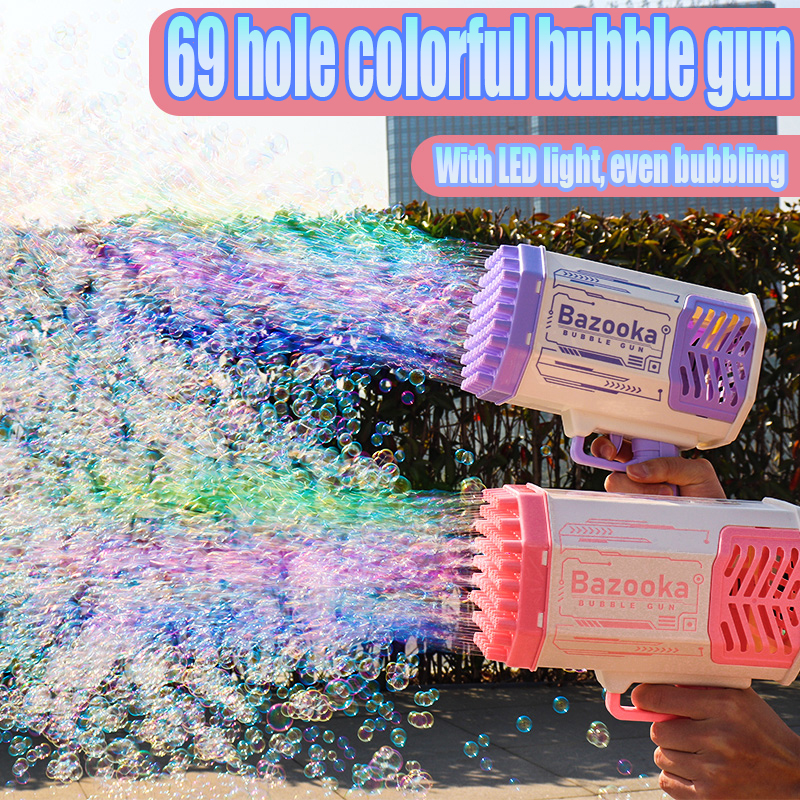 Electric lights Bubble Gun