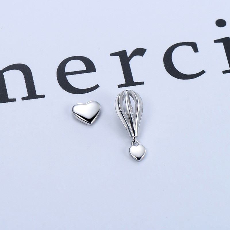 b48b6649 bc60 4527 9bcd f6b9419dca84 Sterling Silver Hot Air Balloon Unique Design Earrings For Women