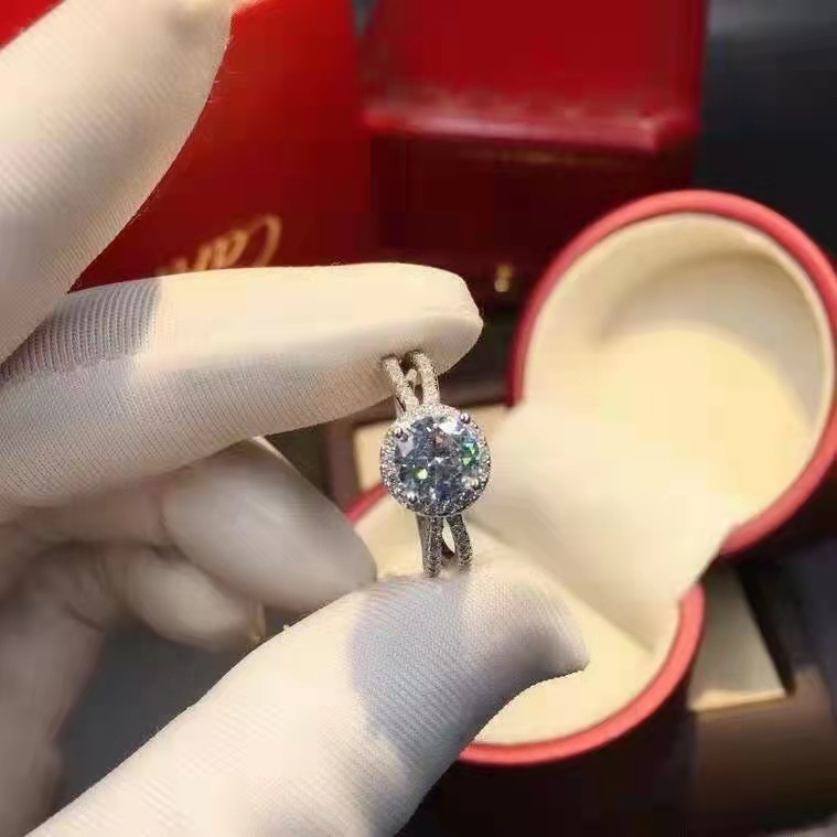 b5864064 4bad 45df b1fa 61545bfc27c1 Stylish Double Row Micro Inlaid Round Bag 925 Silver Gold Plated