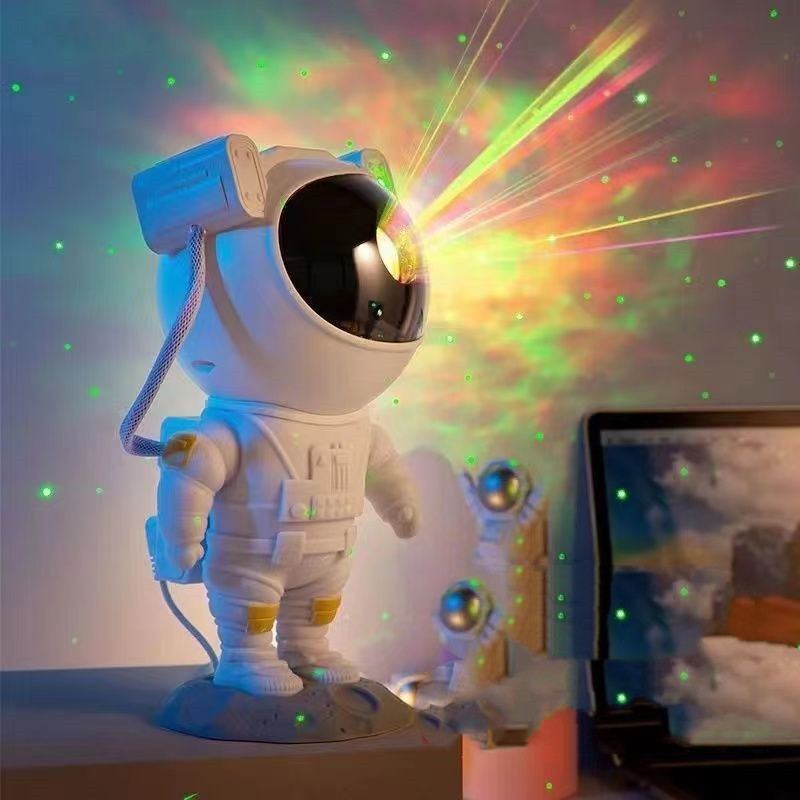 astronaut galaxy projector lamp stand