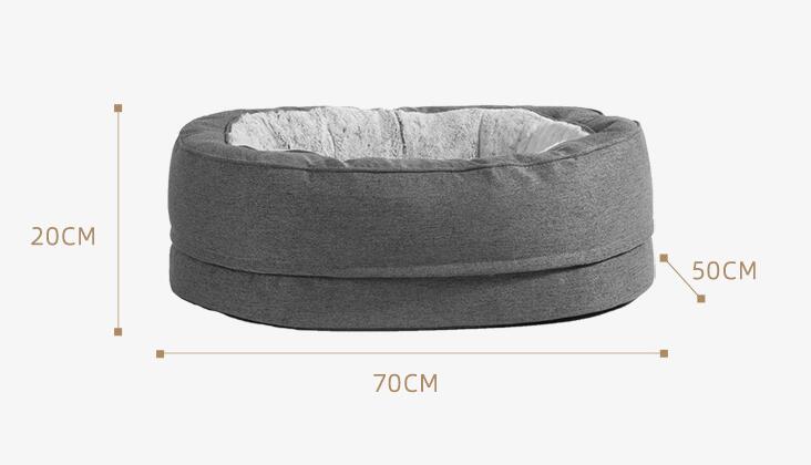 Harvey's-Choice Stylish Aesthetic Dog Bed: Complement your home decor while providing comfort for your furry friend!