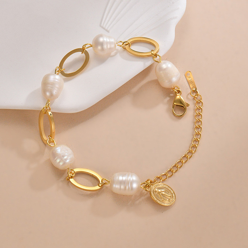 Cold 14K Gold Baroque Pearl Bracelet 4 bc860282 a8c8 45e3 9c67 86910d081282 Cold 14K Gold Baroque Pearl Bracelet
