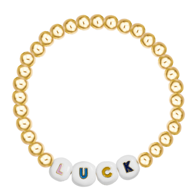 bdaf254d 60e4 4820 bd21 b3d5ae16b7f0 Fashion simple dice bracelet letter bracelet