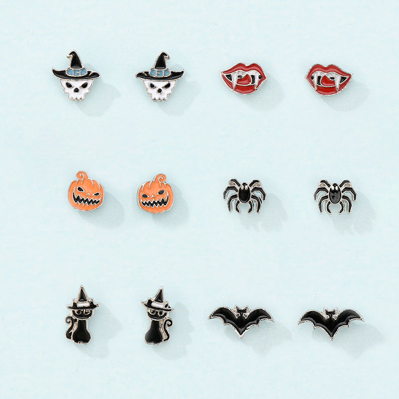 Girly Fashion Skull Head Funny Animal Earring Set 3 bff86151 fa6b 4270 ad81 65890ebec5ae Girly Fashion Skull Head Funny Animal Earring Set