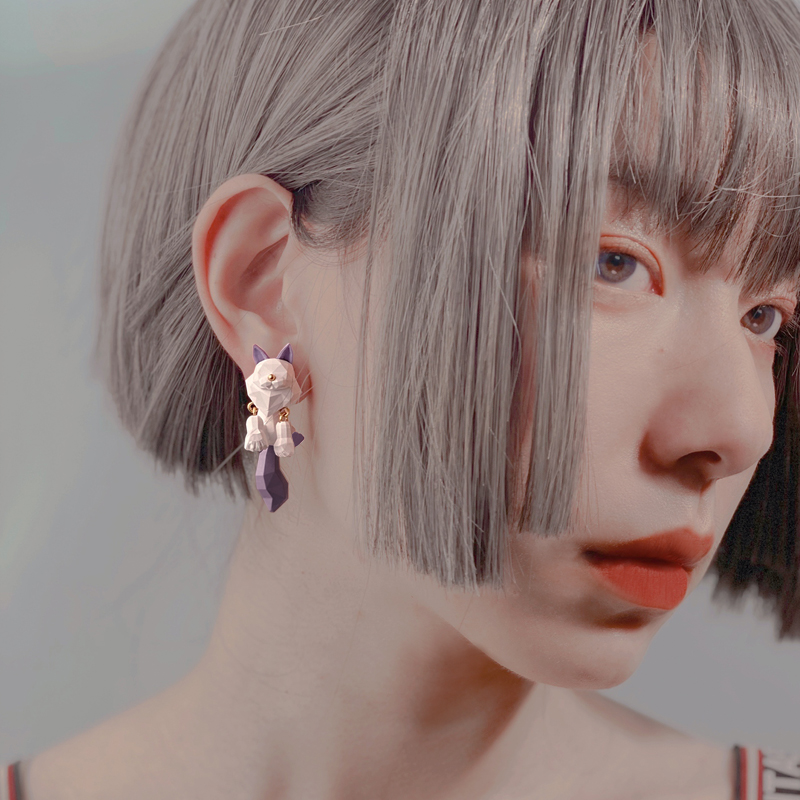 Cute Cat Earrings Can Swing Fun Fashion Painless 1 c0a03255 b6df 4da3 8ad2 e8fbe9398d41 Cute Cat Earrings Can Swing Fun Fashion Painless