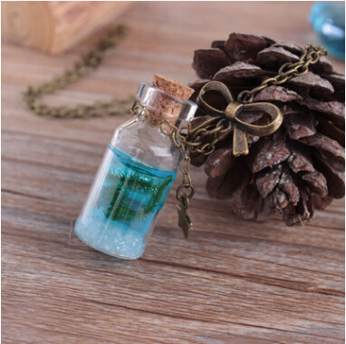 c428e9af fc17 4b86 93c8 0e1d09dbccd5 Drift bottle bow glass cover necklace