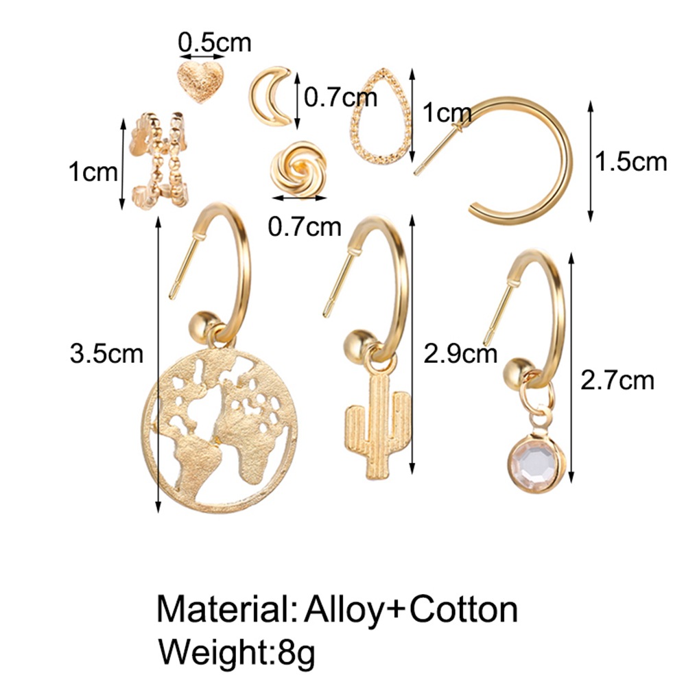 Lady Map Cactus Love Ear Studs Set 1 c56a909e bd3e 4824 8dad bd8a6dc14a07 Lady Map Cactus Love Ear Studs Set