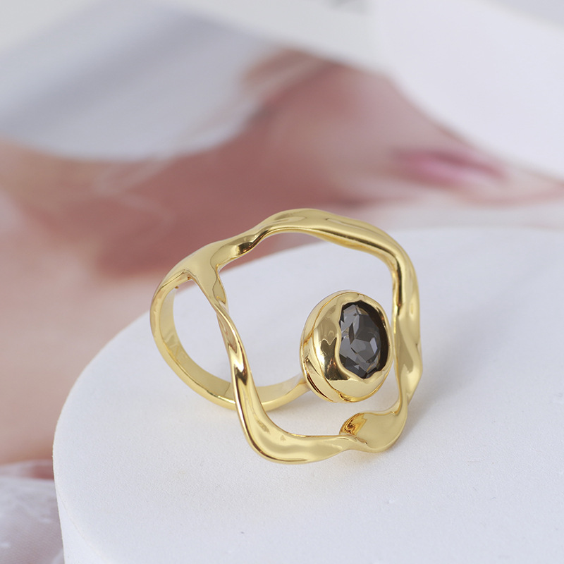 Tide Brand Jewelry Wholesale Fold Geometric Irregular Ring 5 c5701a3f 6925 40a0 a05b f8f704e46d8a Tide Brand Jewelry Wholesale Fold Geometric Irregular Ring