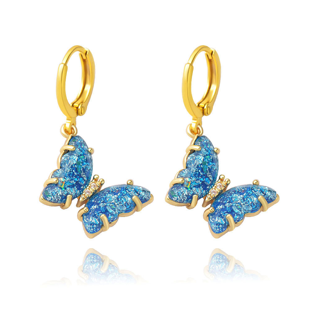 c96562aa 7ba4 48c6 aed0 99da9addeff8 Temperament Butterfly Ear Buckle French Super Fairy Earrings