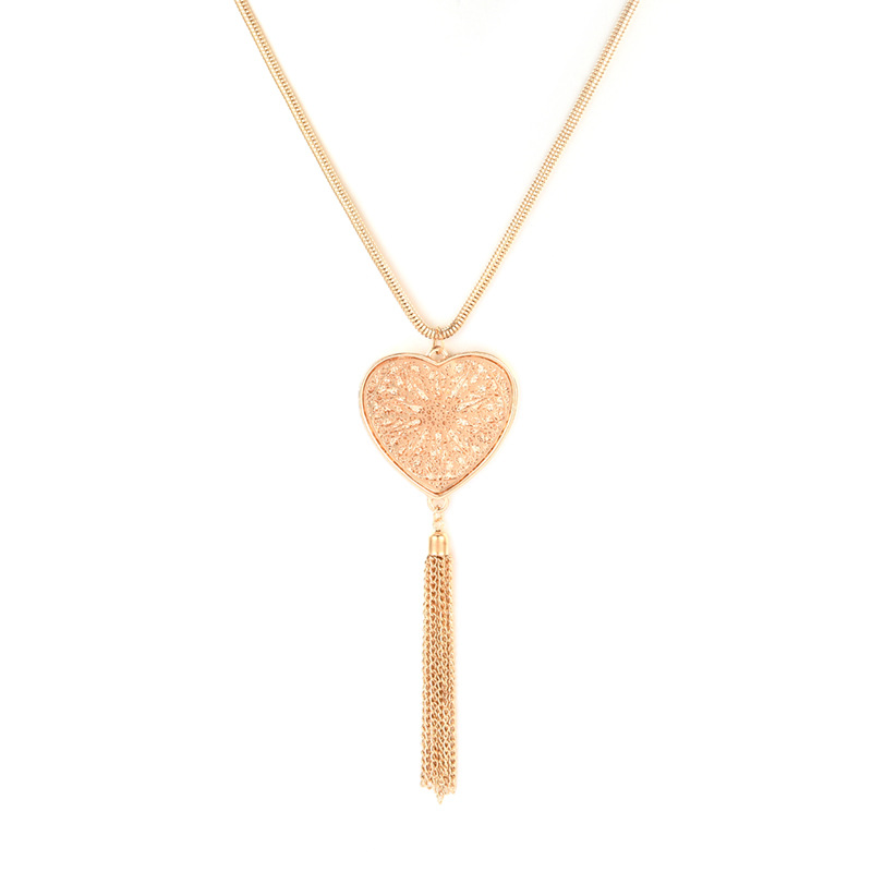European And American Hollow Disc Pendant Tassel Long Necklace Women 2 c989940f d9e8 46b4 ad8c 81d05648d56a European And American Hollow Disc Pendant Tassel Long Necklace Women
