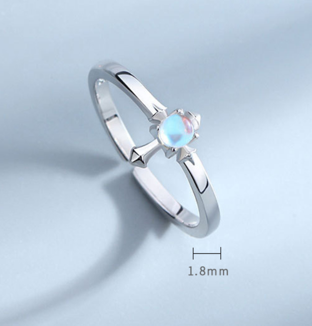 c9a4dfec 57a5 4f34 ae7e 8550c678571c Sterling Silver Couples Cross Adjustable Ring