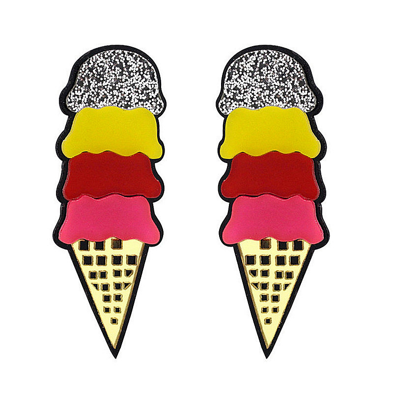 ca91eaff b387 4527 81e8 07b9bdf54cf4 Personalized dessert color wild earrings