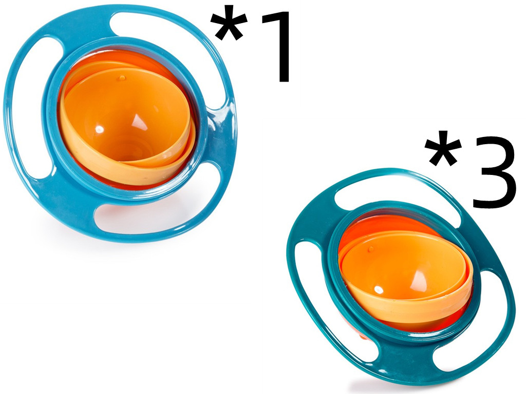 Baby/Toddler Spill-proof Bowl 360 Rotate Universal - Picture 17 of 17