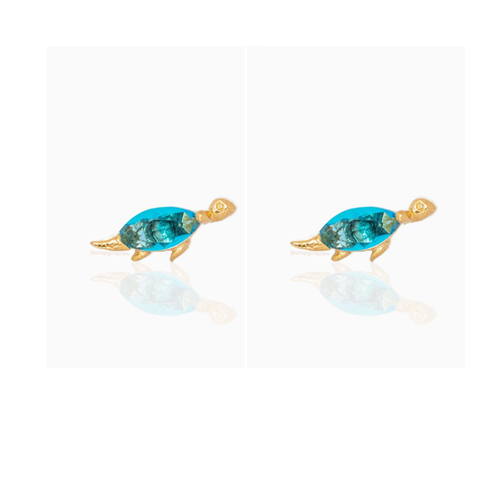 cb3d1279 81a3 46f5 bac4 2ae0f8e53c59 Jewelry Real Gold Plated Colorful Zircon Cute Stud Earrings