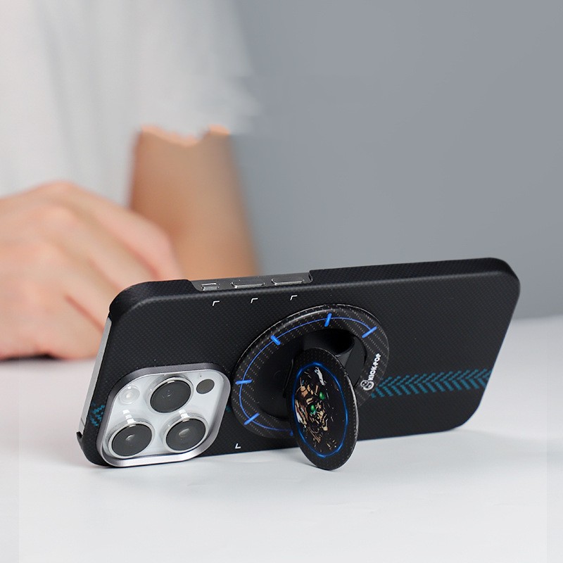 Magnetic Ring Bracket Grip Phone Holder Ultra-thin Mobile Stand Mount Cartoon Design