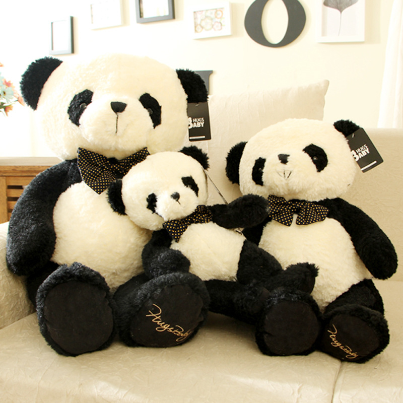 Hug baby panda doll plush toy