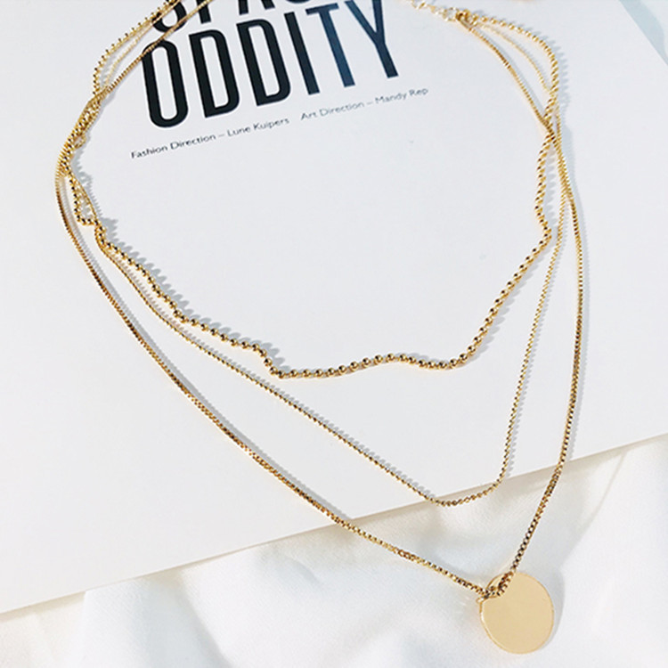 Multi-coin three-ply necklace 4 cc4ea5e6 4b34 4648 841d 887107fabcca Multi-coin three-ply necklace