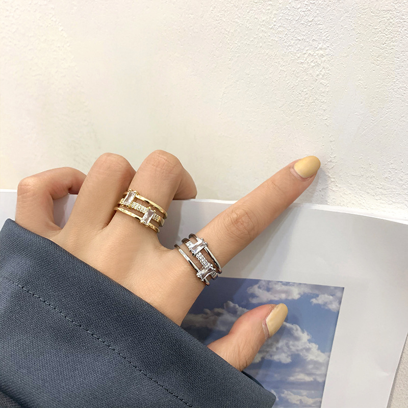 cc572ee0 abce 4720 bd87 548fa32d8ba1 Gold Color Korean Version Of The Ring Women Three Layers