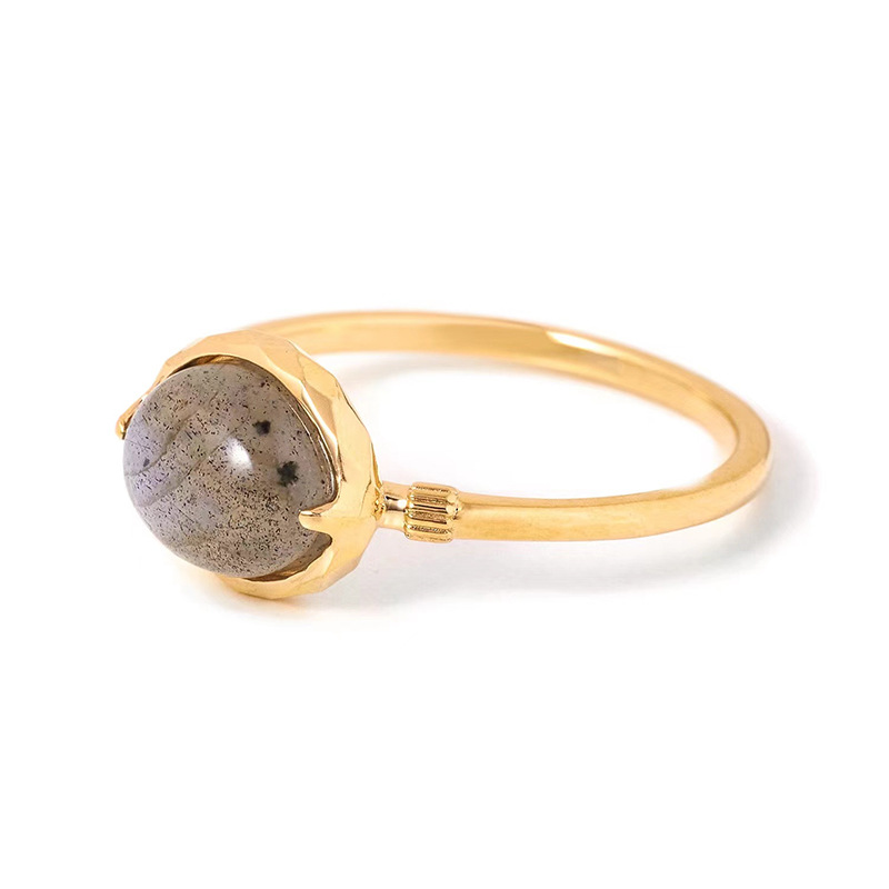 cd9f0779 b093 41b5 b732 d0d06db0f034 Natural Labradorite Vintage Women's Ring Light Jewelry