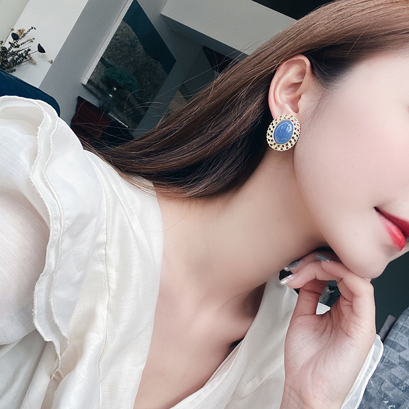 s925 silver pin blue stone earrings 3 cfe4c12c 7b4d 4e7b 8745 730964b45254 s925 silver pin blue stone earrings