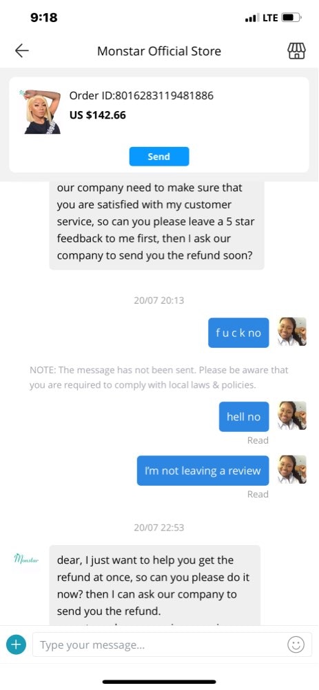 no remark