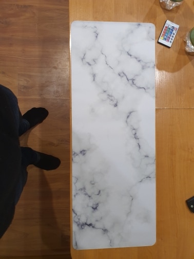 marble desk pad