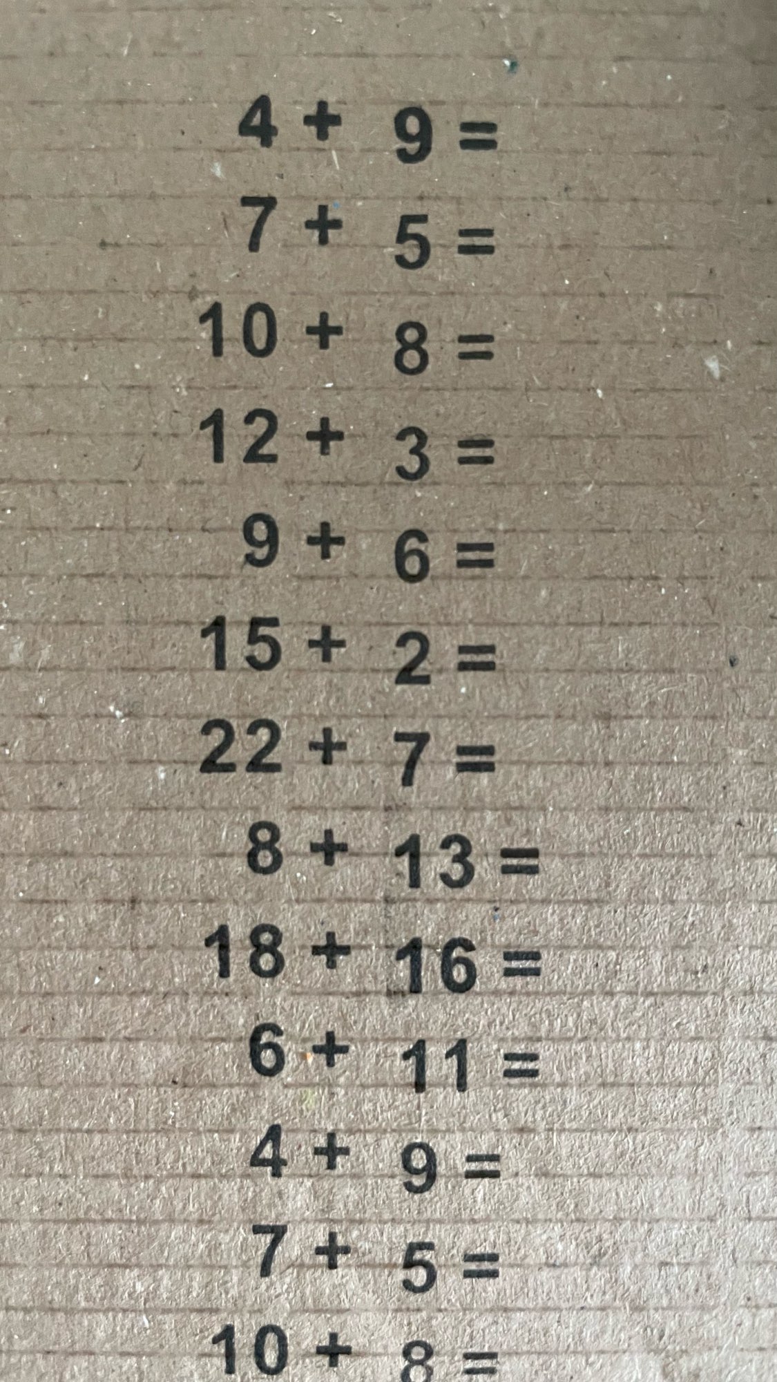 Tampon à Rouleau Mathématique 4 En 1 - Addition, Soustraction, Multiplication, Division - Pour Enfants