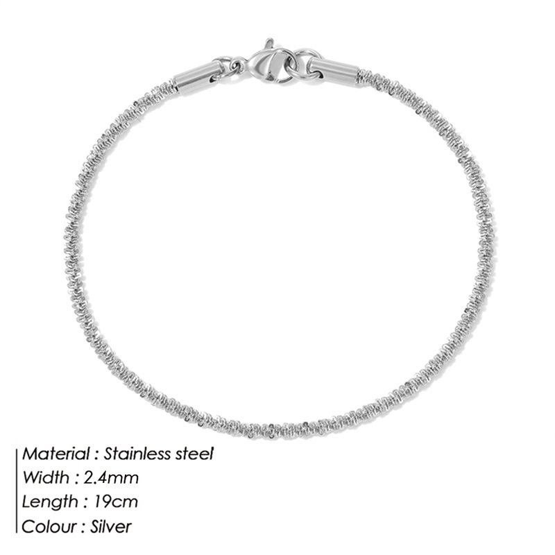 d23ded0a 5695 4c26 9565 643f87c692ad Simple Cauliflower Chain Bracelet Stainless Steel Gold Plated