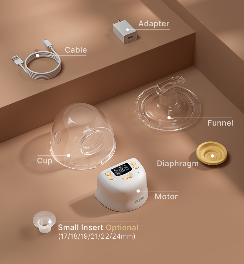 Hands-free Wearable Breast Pump instraction